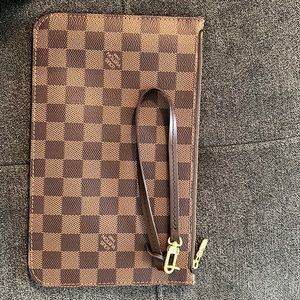 Louis Vuitton GM Damier with Red inside Pouchette